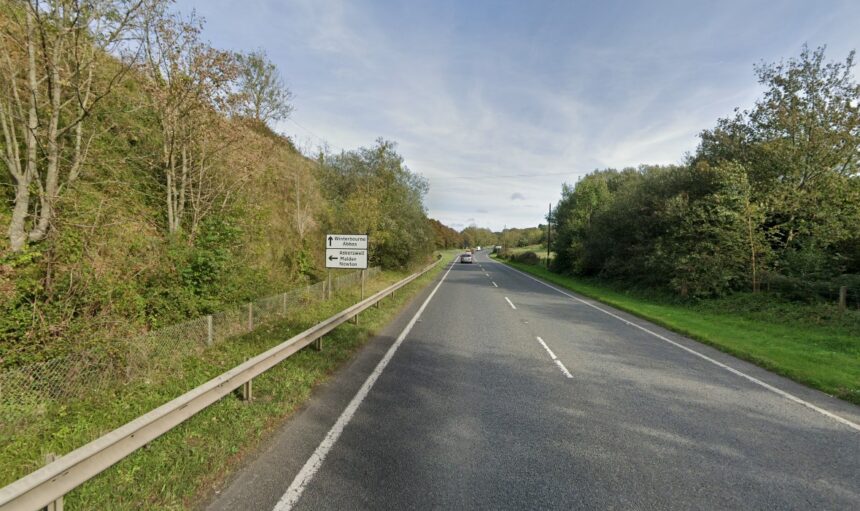 A35 near Askerswell turning