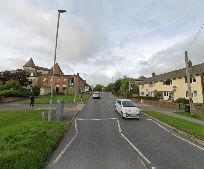 Bridport Road Dorchester near St John roundabout