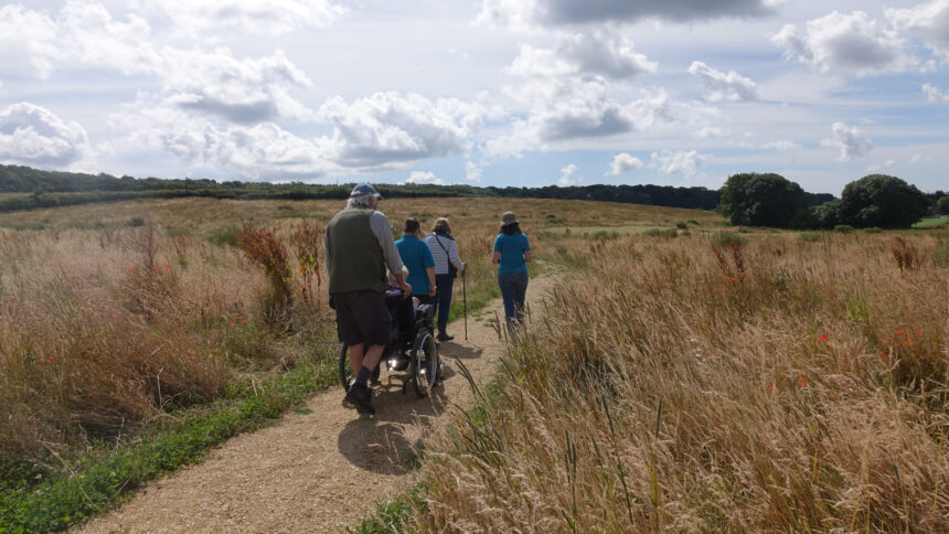 Wild Woodbury SANG. Credit: Jack Clarke Dorset Wildlife Trust