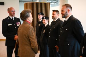 The Princess Royal meets Special Constable Terry Treloar