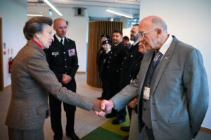The Princess Royal meets Barry Barnes, Police Staff Volunteer