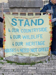 Reporting from the STAND protest rally 4th October 2025
