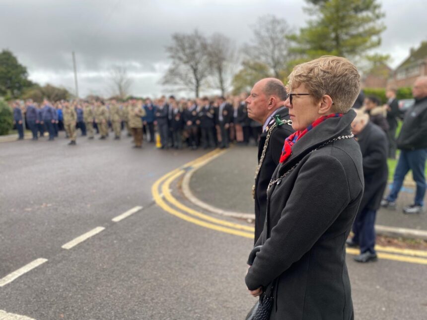 Mayor & Mayoress at Thomas Hardye School