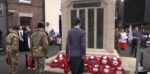 Wreath laying - Air Cadets and Army Cadets