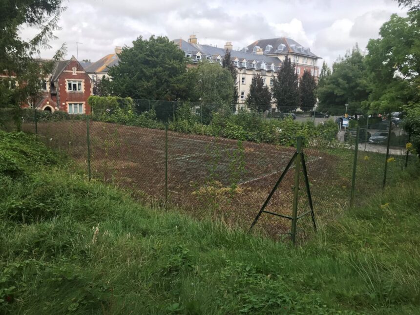 Tennis courts site today