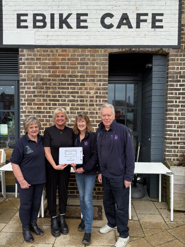 EBIKE Cafe & Bar continues to raise vital funds for local charities