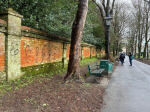 Graffiti in Bowling Alley Walk