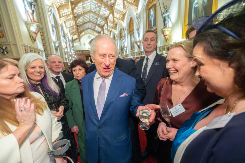Weldmar staff and volunteers join the King and Queen at Windsor Castle to celebrate the role of carers