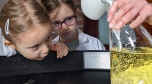 Mini Professors Photo (activity at Waterstones) – photo credit: Mini Professors