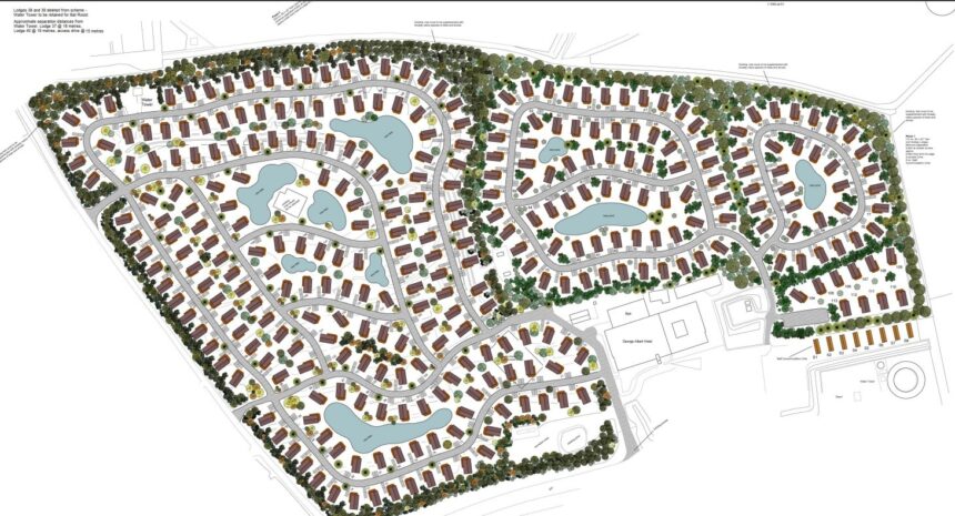 Masterplan of the proposed development
