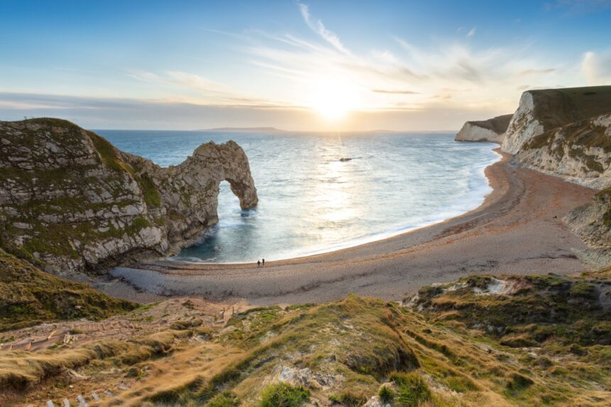 Durdle Door, a natural limestone arch on the Jurassic Coast near Lulworth, Dorset, © Fernando Manoso, Dorset Museum & Art Gallery