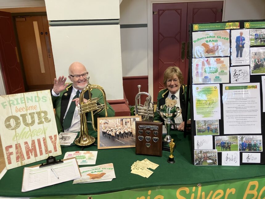 Durnovaria Silver Band at town meeting 2025