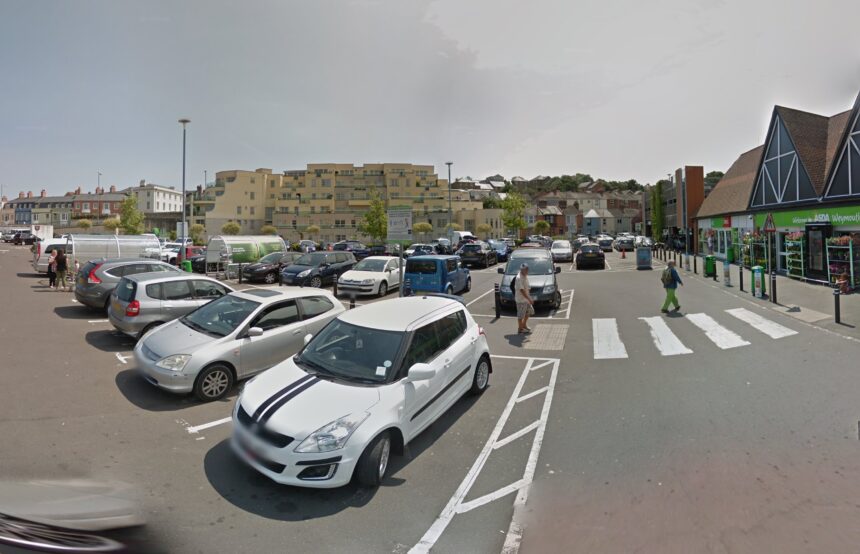 Asda car park Weymouth - Google