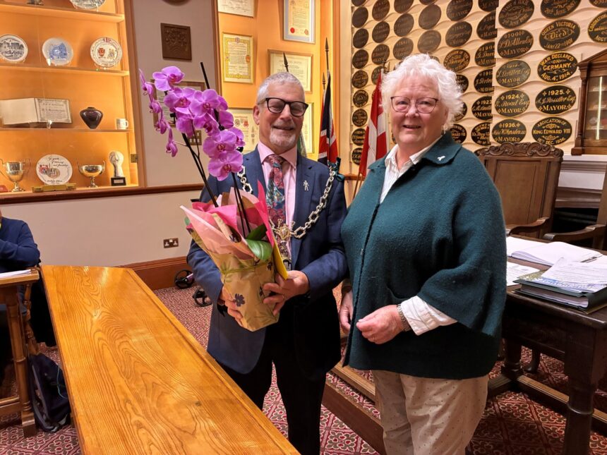 Presentation of flowers