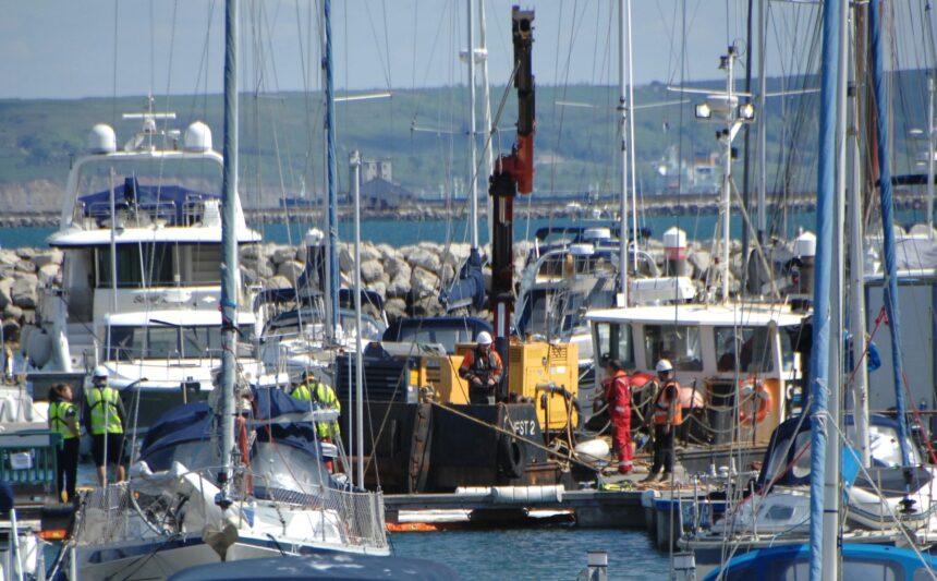 UPDATED: Several yachts damaged by fire at Portland Marina