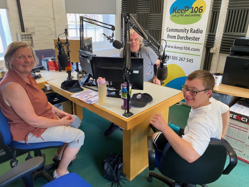 Annette and Sam Craddock with Andy Senior