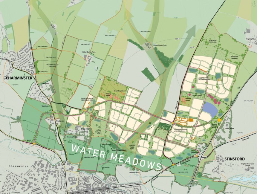 Illustration of the site masterplan