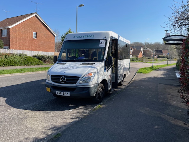 The new mini-bus 44. Image: Susan Dorsett