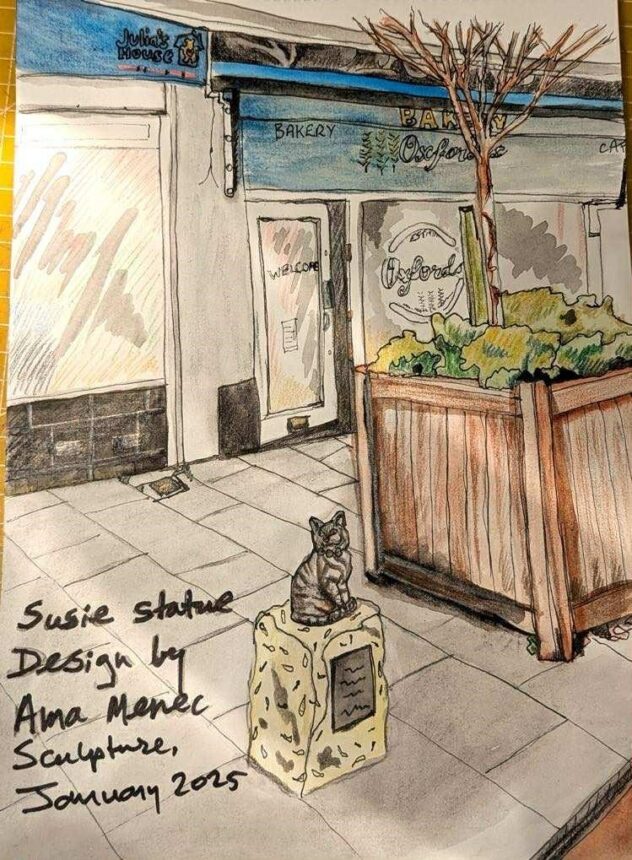 Susie the cat statue