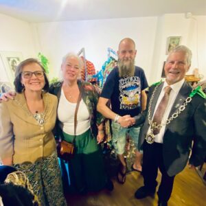 Erin and Jason with the Mayor and Mayoress