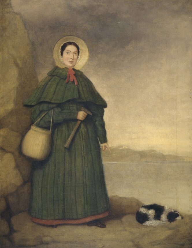 Portrait of Mary Anning, oil, possibly by William Gray, 1842. Trustees of the Natural History Museum