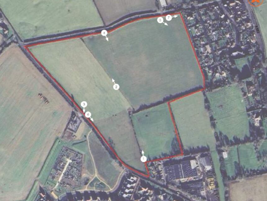 The Bellway Homes site location